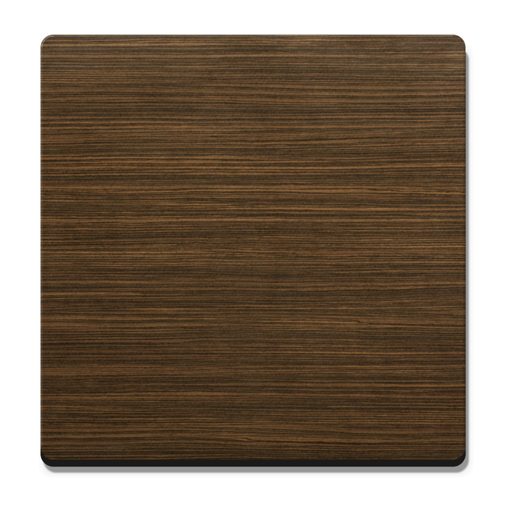 Sonderposten Tischplatte Topalit Dark Wood 80x80cm